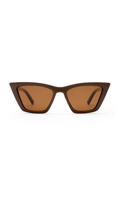 Le Specs Velodrome Sunglasses In Brown