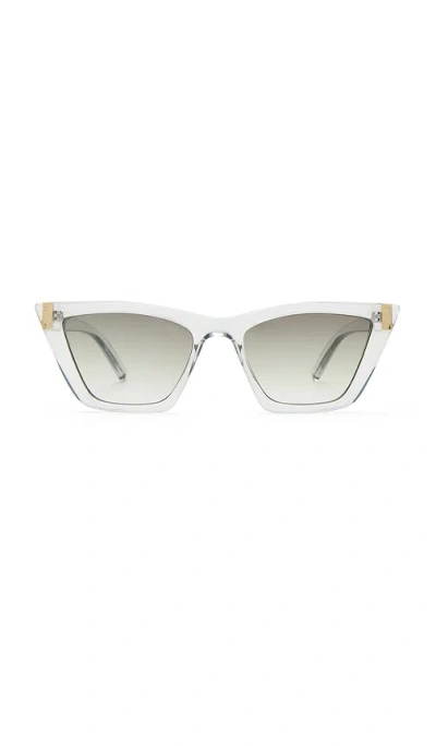 Le Specs Velodrome Sunglasses In Transparent