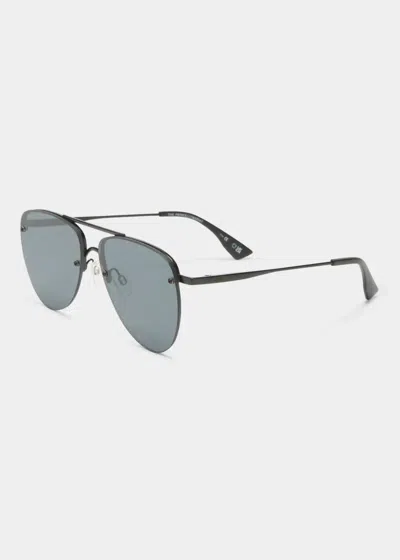 Le Specs Women's The Prince Sunglasses In Matte Black