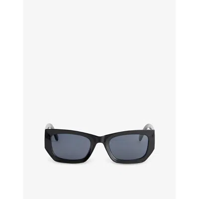 Le Specs Womens Lsp2452419 Beachcomber D-frame Sunglasses Black