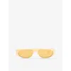 Le Specs Womens Ivory Lsp2552147 Le Ritual D-frame Polycarbonate Sunglasses In Ivory