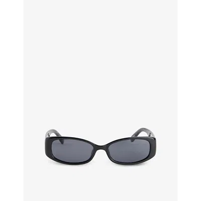 Le Specs Womens Lsp2552120 Starlight Rectangle-frame Sunglasses Black