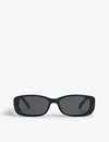 Le Specs Surreal In Mat Blk Coal Smoke Mono