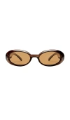 Le Specs Work It! Sunglasses In Brown