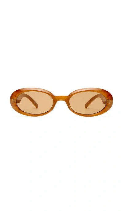 Le Specs Work It Sunglasses In Orange