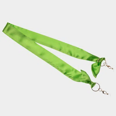 Le Specs Y2k Scarf Chain In Green