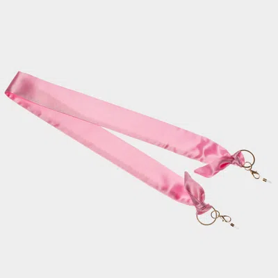 Le Specs Y2k Scarf Chain In Pink