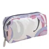 LE SPORTSAC LE SPORTSAC ORCHID SWIRL PRINT RECTANGULAR COSMETIC CASE