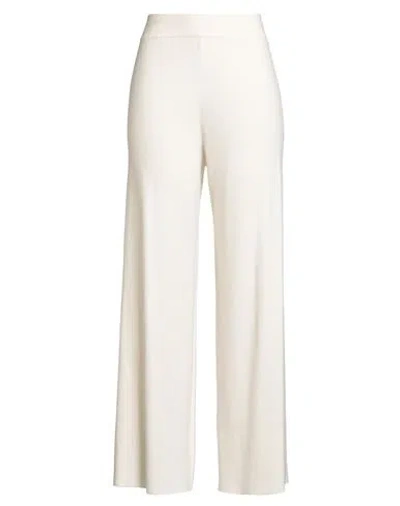 Le Streghe Tricot Woman Pants White Size Onesize Viscose, Polyester, Nylon