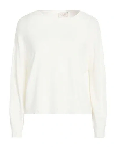 Le Streghe Tricot Woman Sweater Off White Size Onesize Viscose, Polyamide