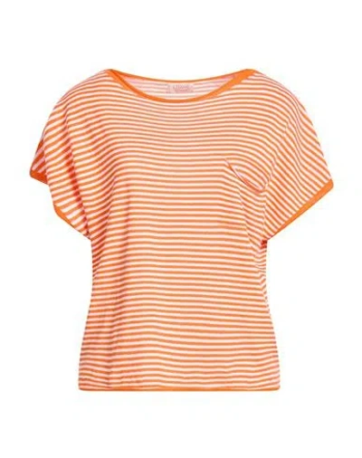 Le Streghe Tricot Woman Sweater Orange Size Onesize Cotton