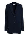 Le Streghe Woman Blazer Midnight Blue Size S Polyester, Viscose, Elastane