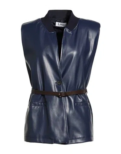 Le Streghe Woman Blazer Navy Size M Polyester In Blue