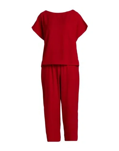 Le Streghe Woman Co-ord Red Size L Polyester, Elastane In Multi