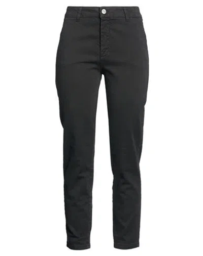 Le Streghe Woman Jeans Black Size Xs Cotton, Elastane