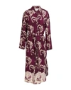 Le Streghe Woman Midi Dress Garnet Size M Viscose In Burgundy