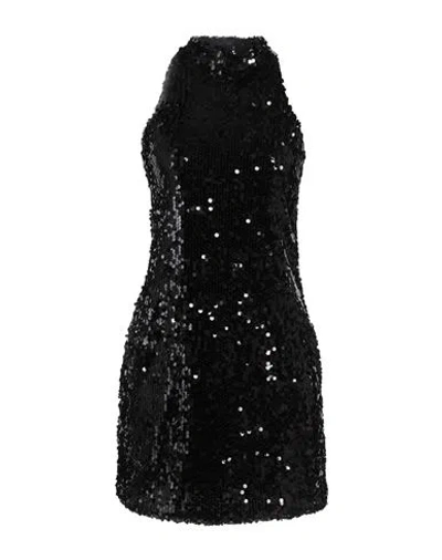 Le Streghe Woman Mini Dress Black Size M Polyester, Elastane