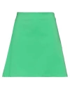Le Streghe Woman Mini Skirt Lime Green Size S Polyester, Elastic Fibres In Green