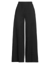 Le Streghe Woman Pants Black Size M Cotton, Elastane In Black