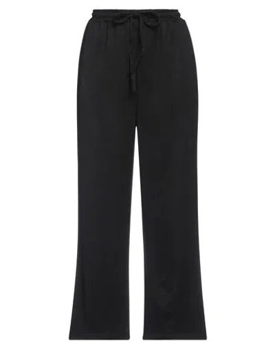 Le Streghe Woman Pants Black Size M Viscose, Polyester, Polyamide