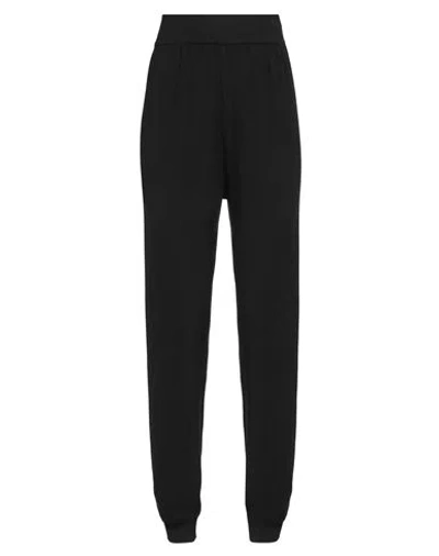 Le Streghe Woman Pants Black Size Onesize Viscose, Polyester, Nylon