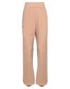 Le Streghe Woman Pants Camel Size Onesize Viscose, Polyester, Nylon In Pink