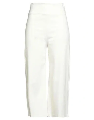 Le Streghe Woman Pants Cream Size S Viscose, Nylon, Elastic Fibres