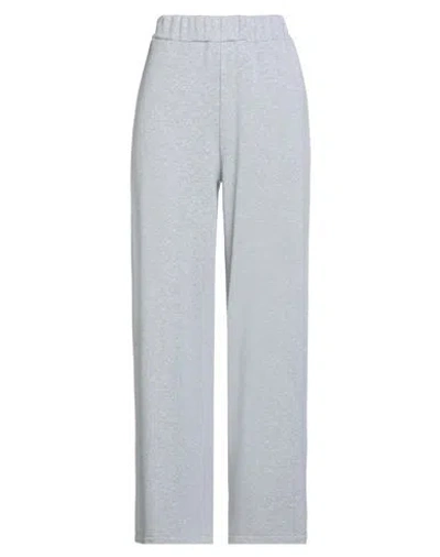 Le Streghe Woman Pants Grey Size M Cotton In Gray