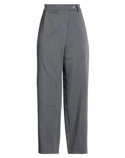 Le Streghe Woman Pants Grey Size S Polyester, Viscose, Elastane In Gray