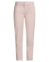 Le Streghe Woman Pants Light Pink Size L Cotton, Elastane