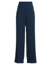 Le Streghe Woman Pants Navy Size L Polyester, Viscose, Elastane