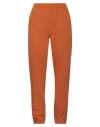 Le Streghe Woman Pants Orange Size S Cotton In Orange