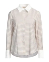 Le Streghe Woman Shirt Beige Size Xs Viscose, Polyester In Beige