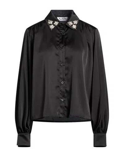 Le Streghe Woman Shirt Black Size S Polyester