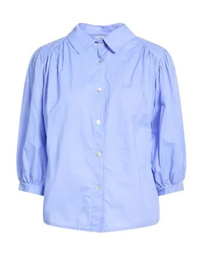 Le Streghe Woman Shirt Light Blue Size M Cotton