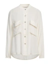 Le Streghe Woman Shirt Off White Size M Viscose In Off White