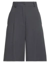 Le Streghe Woman Shorts & Bermuda Shorts Grey Size M Polyester, Elastane