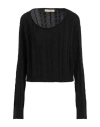 Le Streghe Woman Sweater Black Size Onesize Cotton