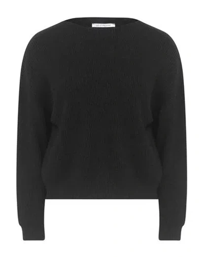 Le Streghe Woman Sweater Black Size Onesize Viscose, Polyester, Polyamide