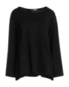 Le Streghe Woman Sweater Black Size S Viscose, Polyester, Polyamide
