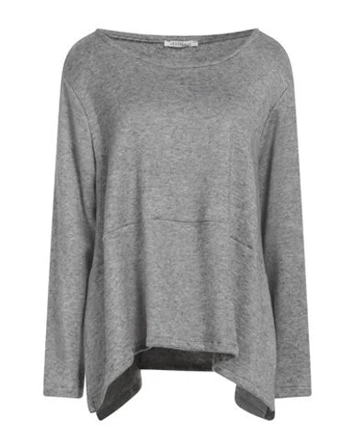 Le Streghe Woman Sweater Grey Size M Viscose, Polyester, Polyamide