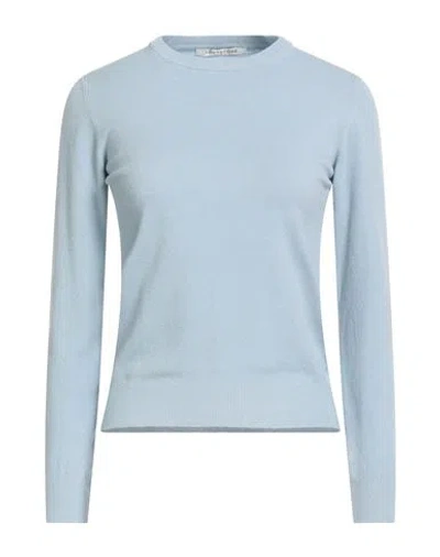 Le Streghe Woman Sweater Sky Blue Size Onesize Viscose, Polyester, Polyamide