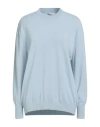 Le Streghe Woman Sweater Sky Blue Size Onesize Viscose, Polyester, Polyamide