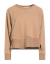 Le Streghe Woman Sweatshirt Camel Size M Cotton