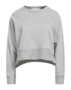 Le Streghe Woman Sweatshirt Grey Size M Cotton