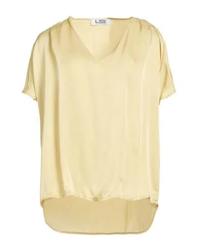 Le Streghe Woman Top Beige Size L Rayon, Viscose In Neutral