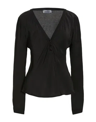 Le Streghe Woman Top Black Size M Viscose