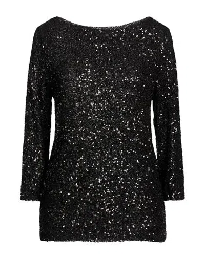 Le Streghe Woman Top Black Size S Polyester, Elastane
