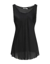 Le Streghe Woman Top Black Size S Viscose In Black