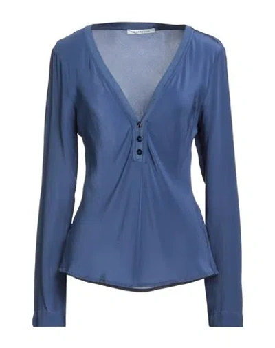 Le Streghe Woman Top Blue Size M Viscose